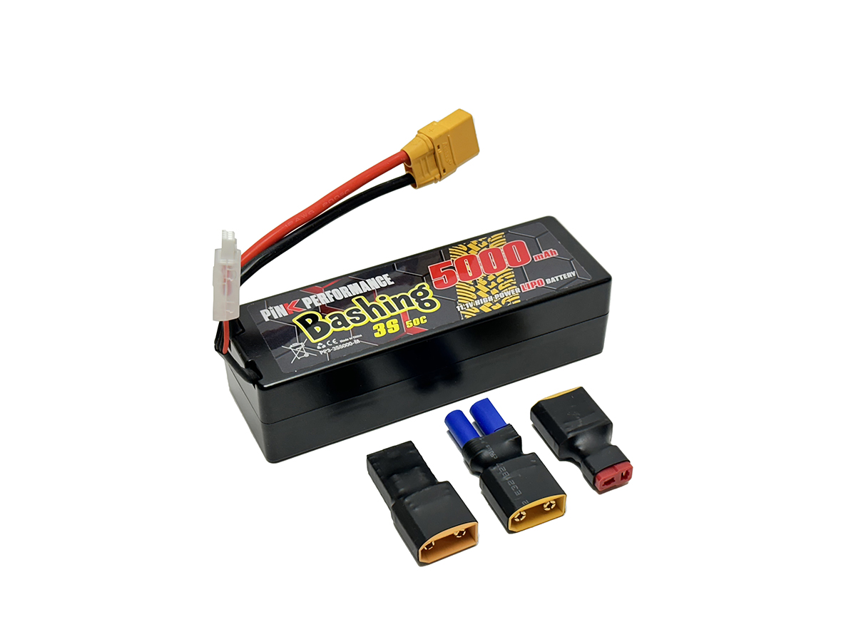 Pink Performance Bashing LiPo Akku 3S 11.1V-5000-50C (Multi) 139x47x39mm 450g PP3-3S5000-M - Abbildung 1