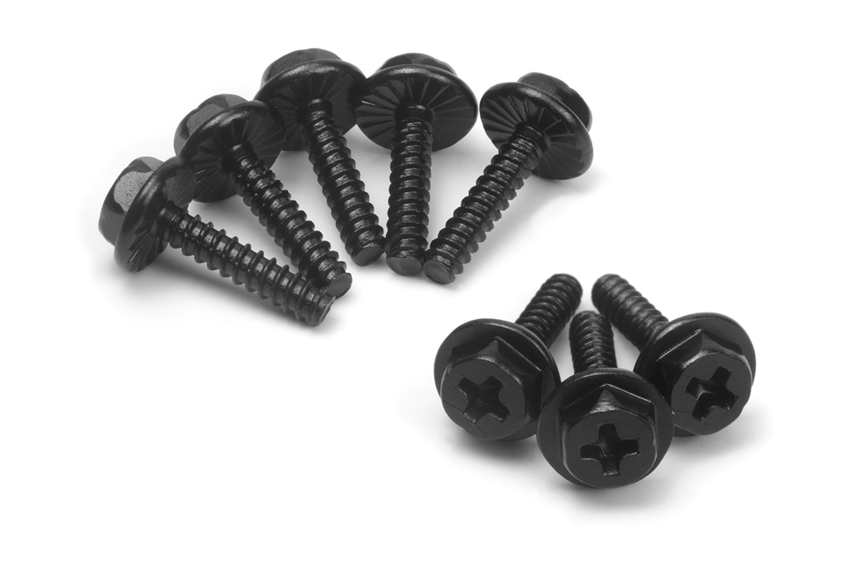BLACKZON Radschrauben ST 2.6x12mm (8St) 540333