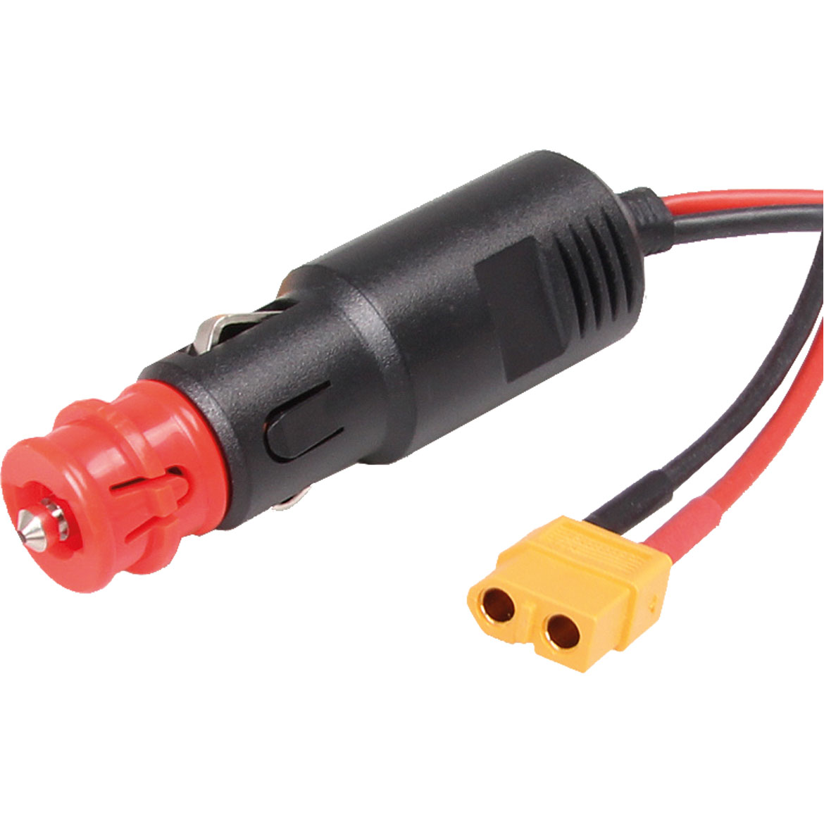 Robbe ISDT Anschlußkabel Ladegerät mit XT60 Buchse auf 12V KFZ-Steckdose 46034