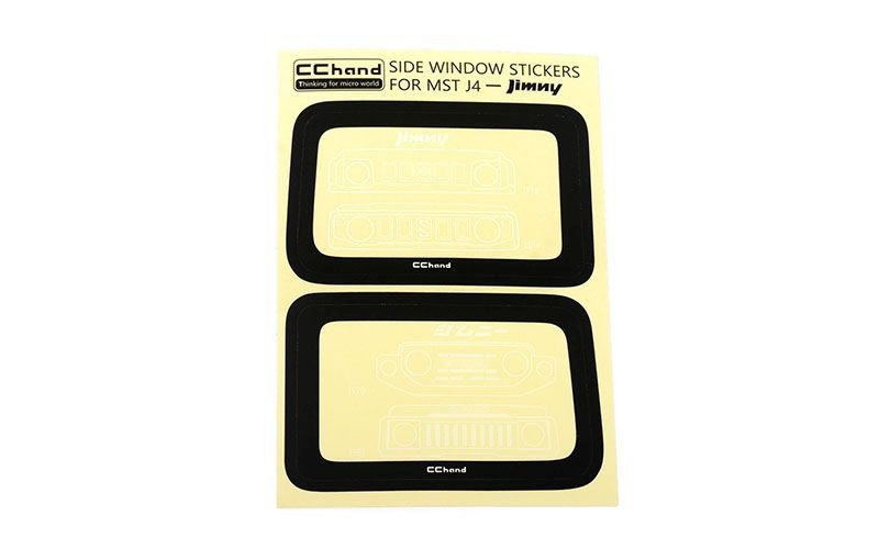 RC4WD Window Trim Decals for MST 4WD Off-Road Car Kit W/ J4 Jimny VVV-C1207