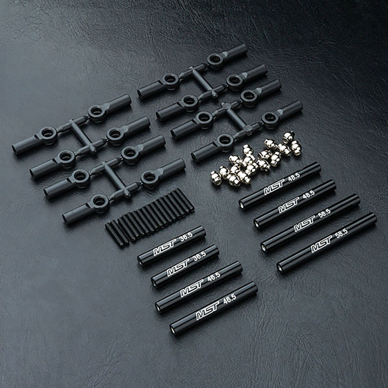 210537BK Verbindungsstange Set Alu schwarz 252mm CMX