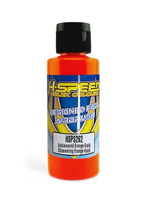 H-SPEED Lexan Airbrush Farbe 60 ml Schimmernd Orange-Gold/OrangeGold HSPS262