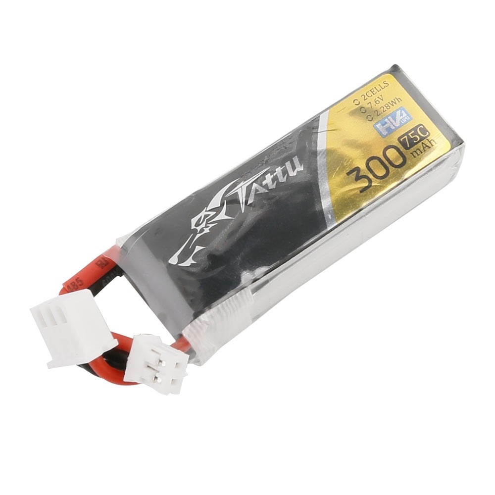 Gens ace Akku LiPo 2S HV 7.6V-300-75C (JST) 47x17x13mm 17g GE1TA-0300H-2J