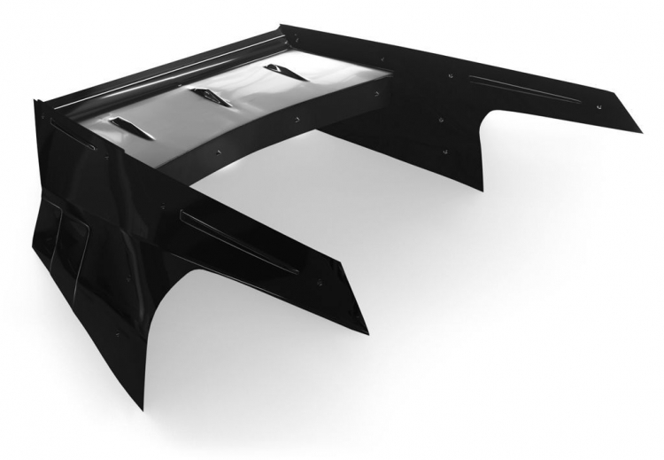 Bittydesign ZL21 1/10 Pro Drag racing clear wing set BDDG-ZL21W