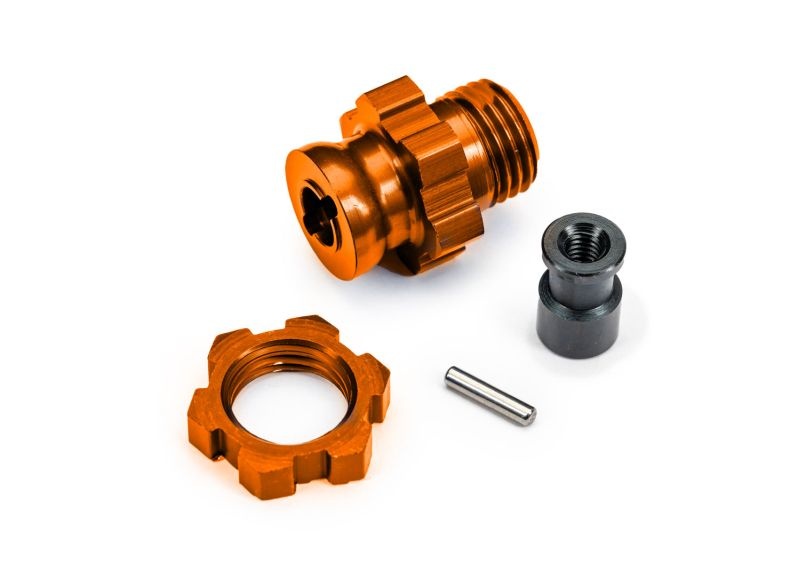 Traxxas 17mm Radmitnehmer & Muttern orange (1) (für TRX9080) 9087-ORNG