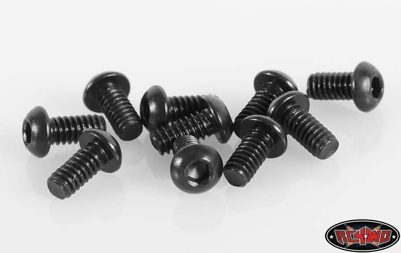 RC4WD Steel Button Head Cap Screws M2 x 4mm (10) Z-S1096