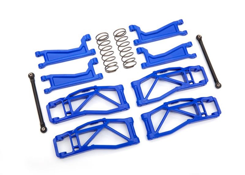 Traxxas Querlenker-Set WideMaxx blau Querlenker, Spurstangen +Feder 8995X