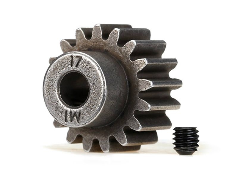 Traxxas Gear, 17-T pinion (1.0 metric pitch) (fits 5mm shaft)/ set s 6490X