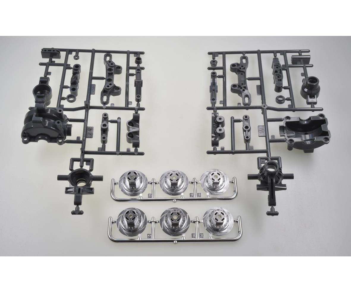 Tamiya 00614 TT-02/D A-Teile Achsschenkel vorne (2) 319000614