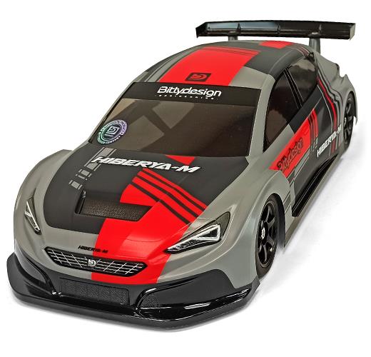 Bittydesign HIBERYA-M 1/10 M-chassis clear body for 210-225mm wheelbase car BD210225-HYB