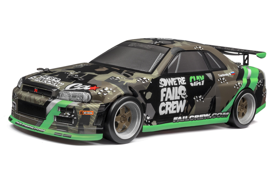 HPI 1:18 R/C Micro RS4 Drift Fail Crew Nissan Skyline 120101