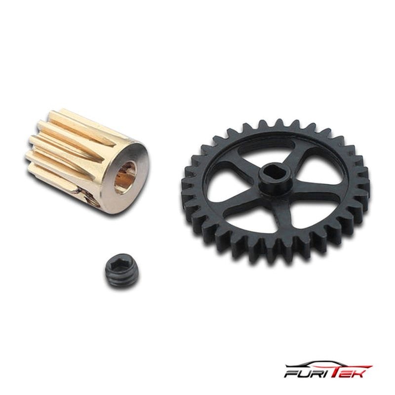 FURITEK Brushless conversion scx24 - 0.5M Spur Gear and 12T Pinion G Motor & Accessories Rock Crawl FUR-2050