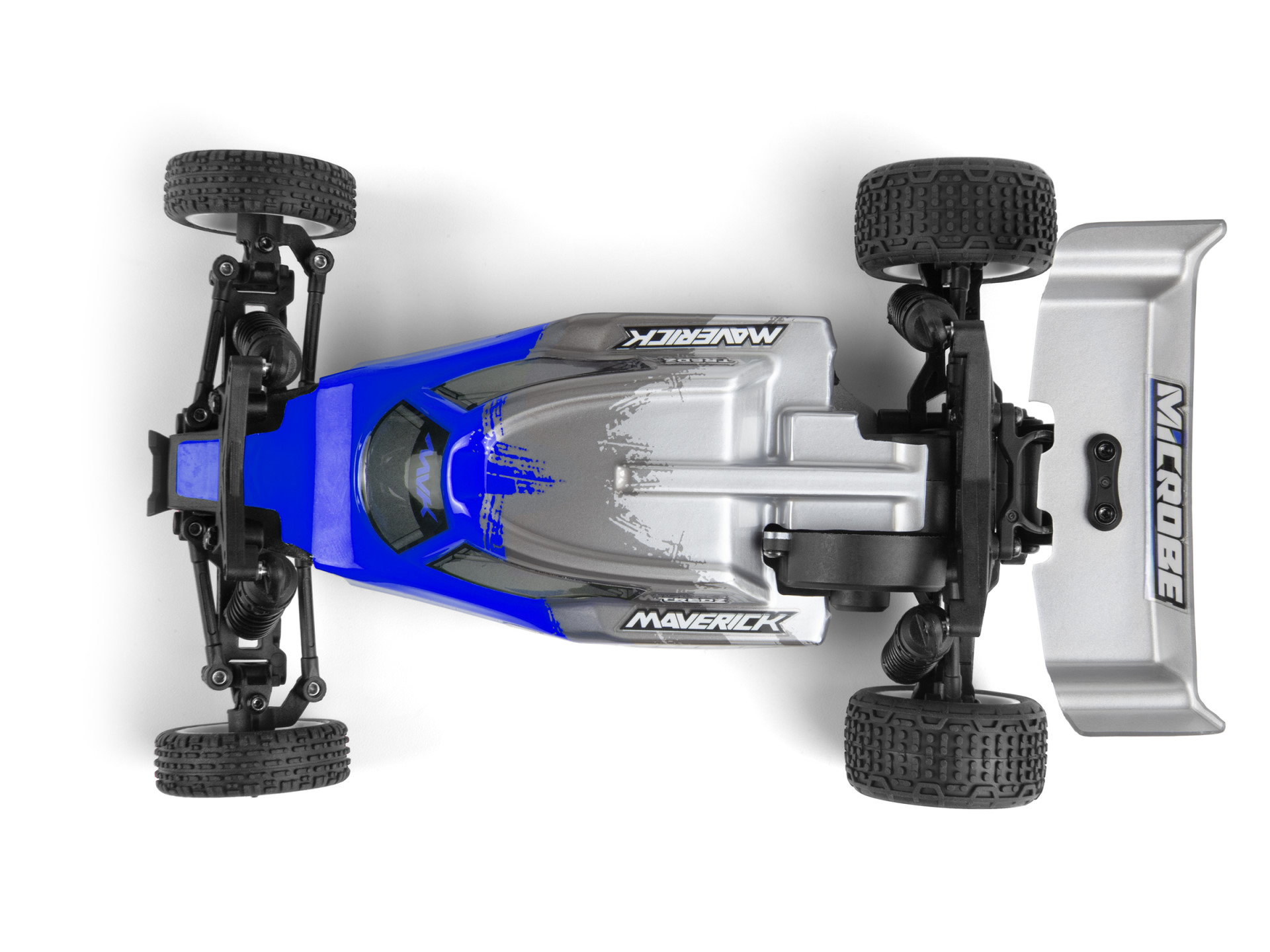 Maverick Microbe 1/24 4WD Mini Elektro Buggy Blau 150800 - Abbildung 2