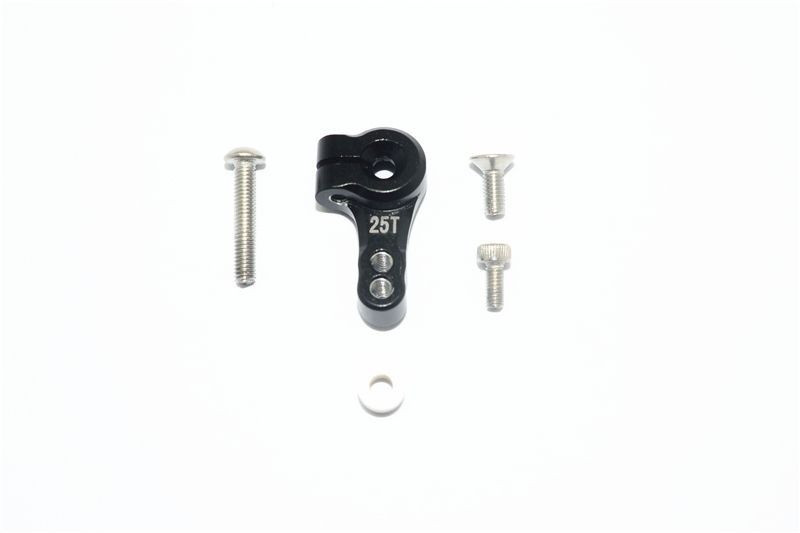 GPM Alu Servo Horn 25T schwarz Traxxas Slash 4x4