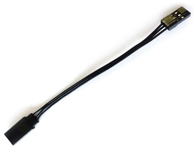 H-SPEED Servokabel Verlängerung JR 100mm schwarz HSPC221