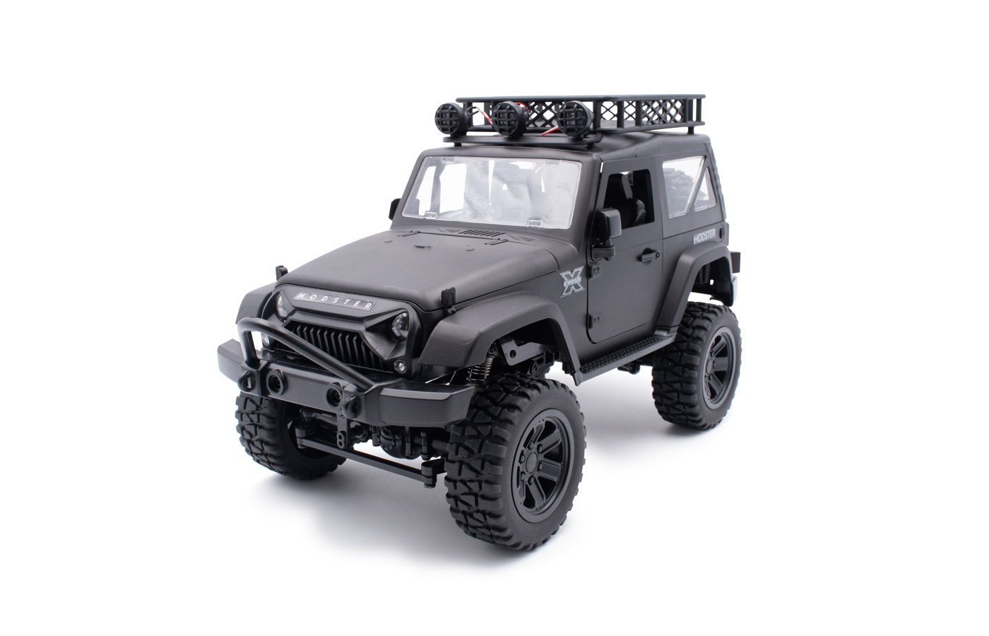 Modster XCross Country Crawler Brushed 4WD 1/14 RTR schwarz matt MD11929 - Abbildung 1