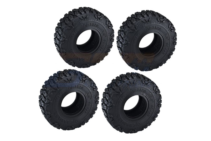 GPM High-Grip-Reifen 1.0 mit Einlagen 60x22mm Traxxas-4M, SCX24
