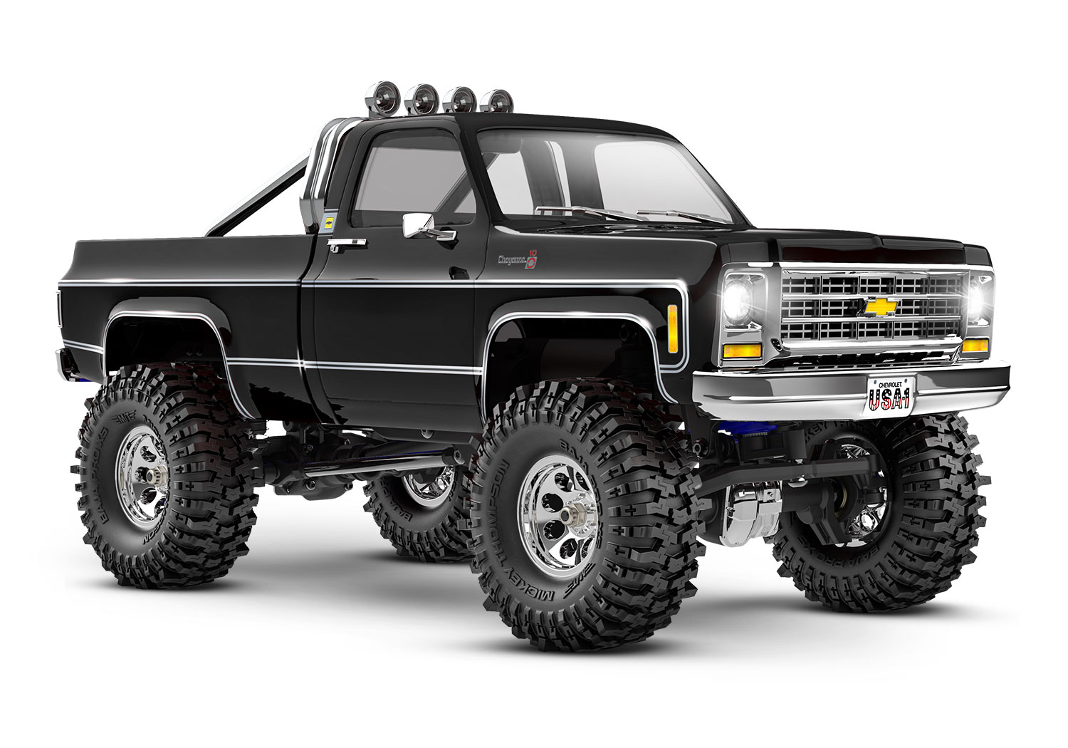 TRAXXAS TRX-4M Chevy K10 4x4 High Trail schwarz 1/18 Crawler RTR 97064-1 - Abbildung 1