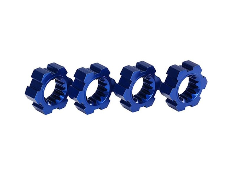 Traxxas Radmitnehmer, Sechskant, Alu (blau-eloxiert) (4) 7756X - Abbildung 1