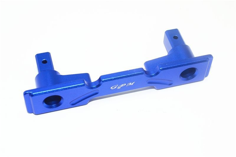 GPM Alu Karosseriebefestigungshalter hinten blau Traxxas 1/10 E-Revo