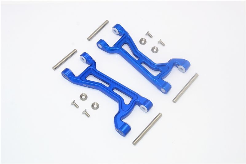 GPM Alu Querlenker oben v/h blau Traxxas MAXX