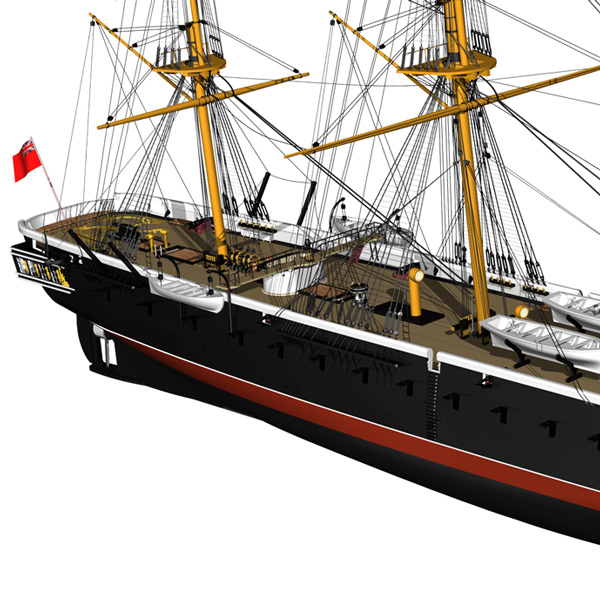 Billing Boats HMS Warrior 1:100 Baukasten BB512