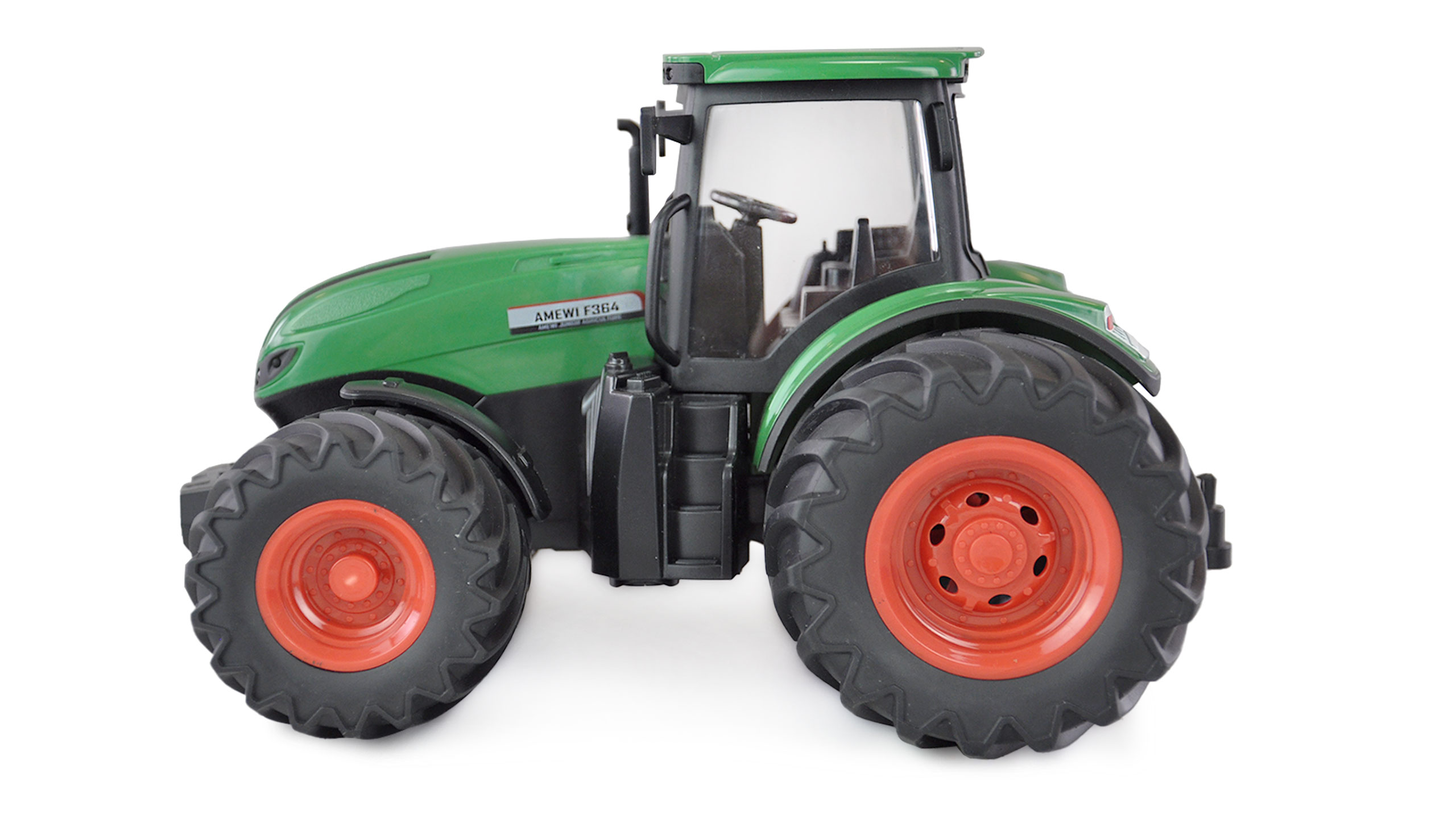 Amewi RC-Traktor mit Grubber 1:24 RTR grün 22640