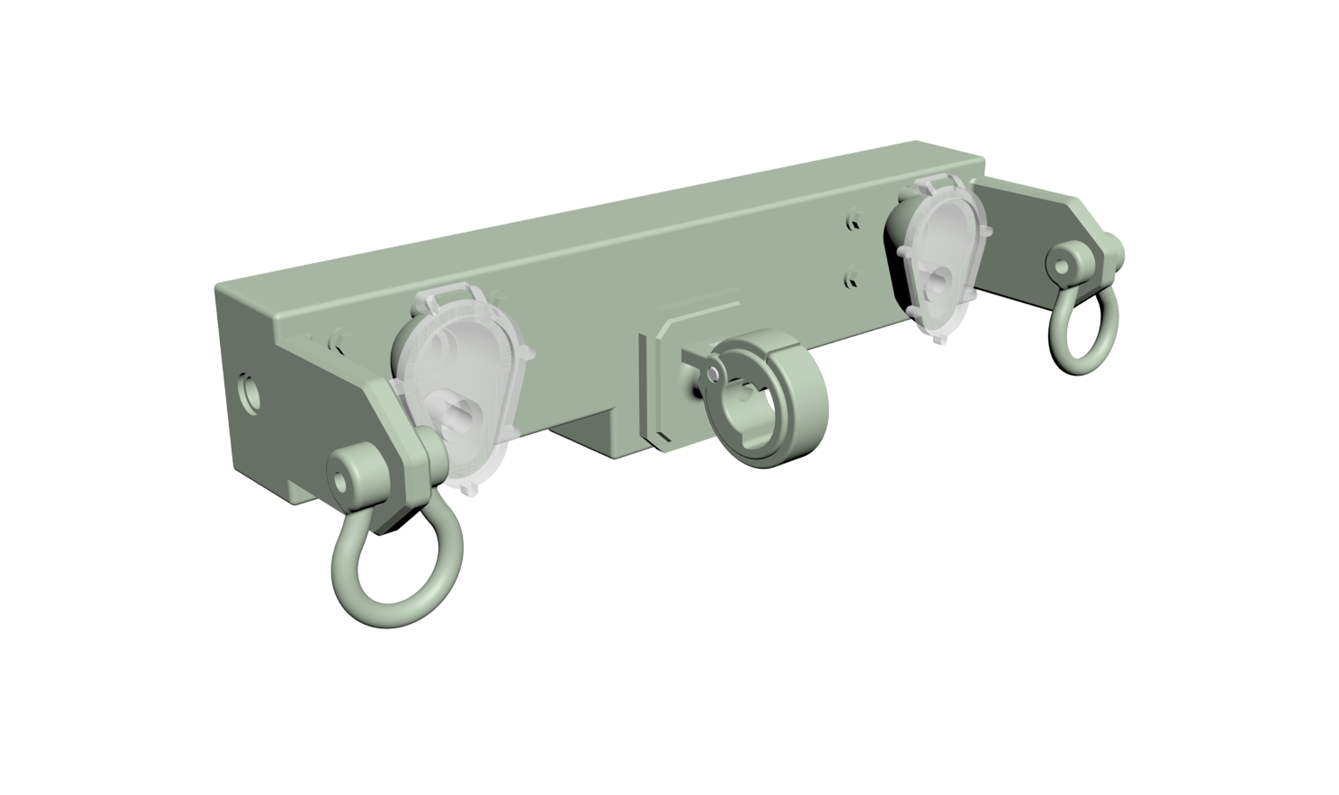 Amewi Heck-Rahmenteil grün für 8x8 Truck T025G