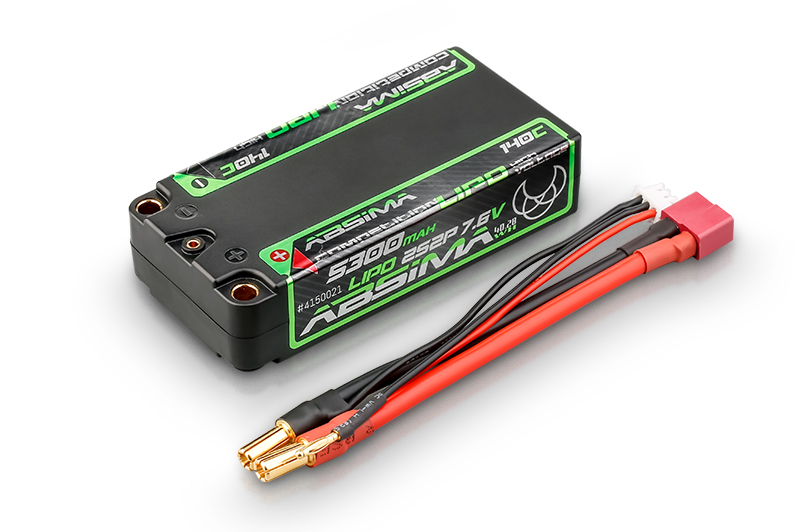 Absima Competition Shorty LiPo HV 140C/2S2P HC 5300mAh 5mm 4150021