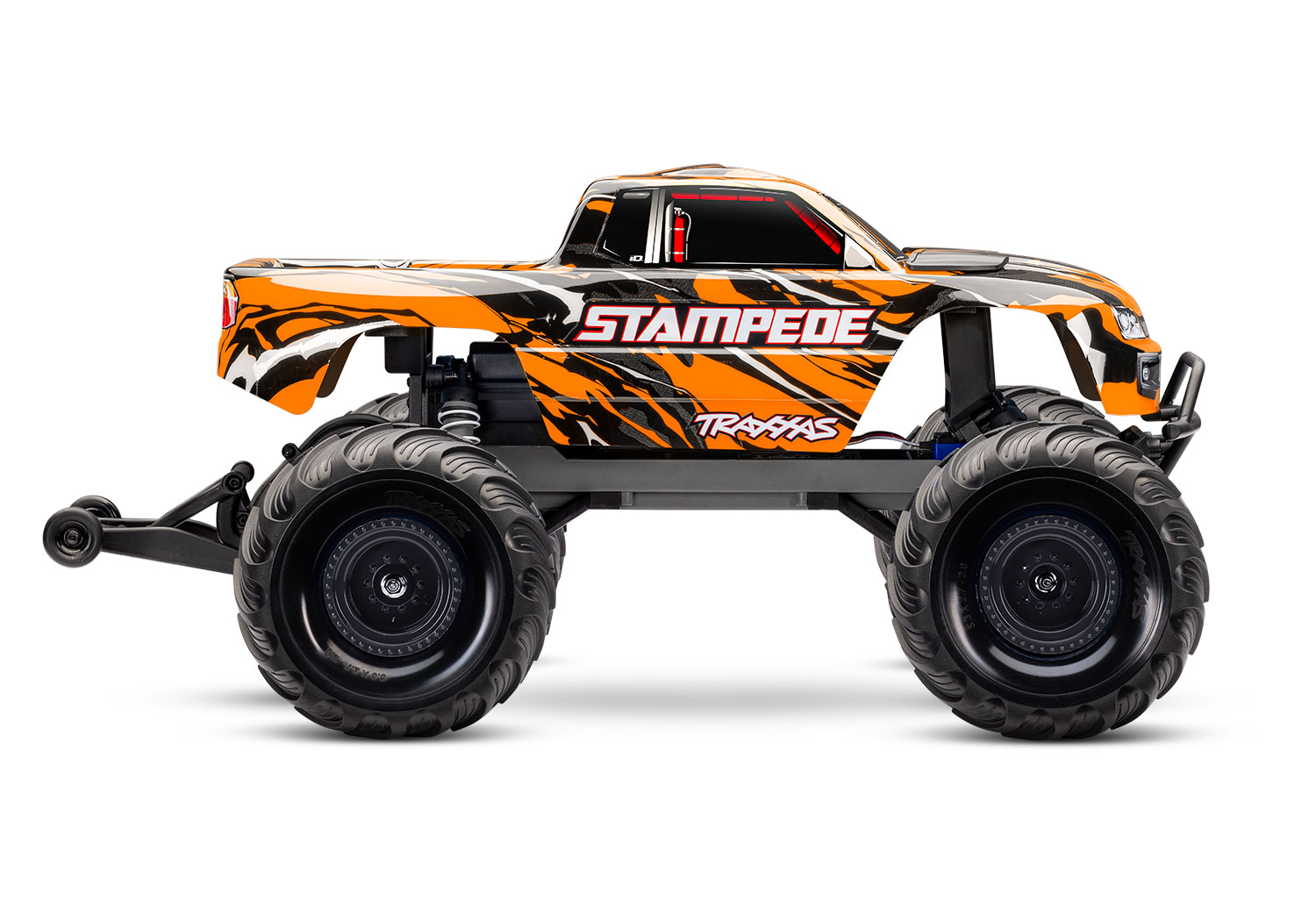 Traxxas Stampede OrangeX 1/10 2WD HD Monster-Truck RTR mit Akku und USB-Lader 36254-8 - Abbildung 3