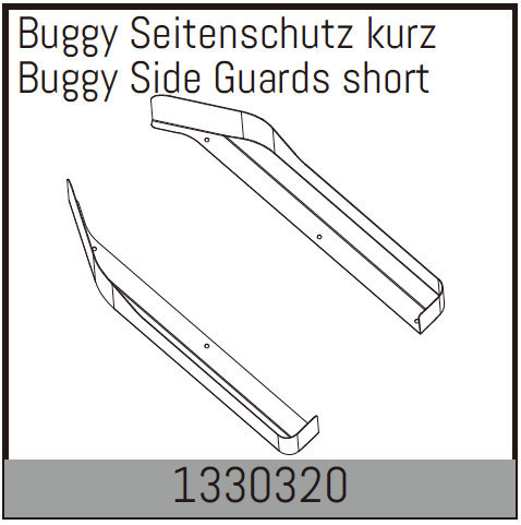 Absima Seitenschutz kurz 1330320