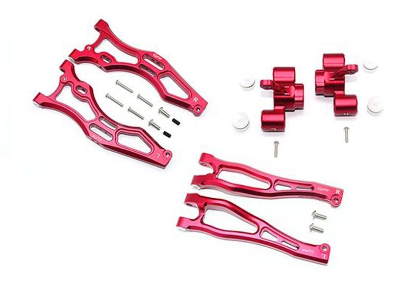 GPM Alu Aufhängungs-Set vorn rot ARRMA Kraton, Outcast, Notorius 6s MAK545521R