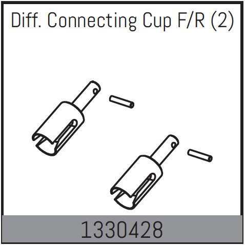 Absima Stahl-Differentialmitnehmer (2 St.) 1330428