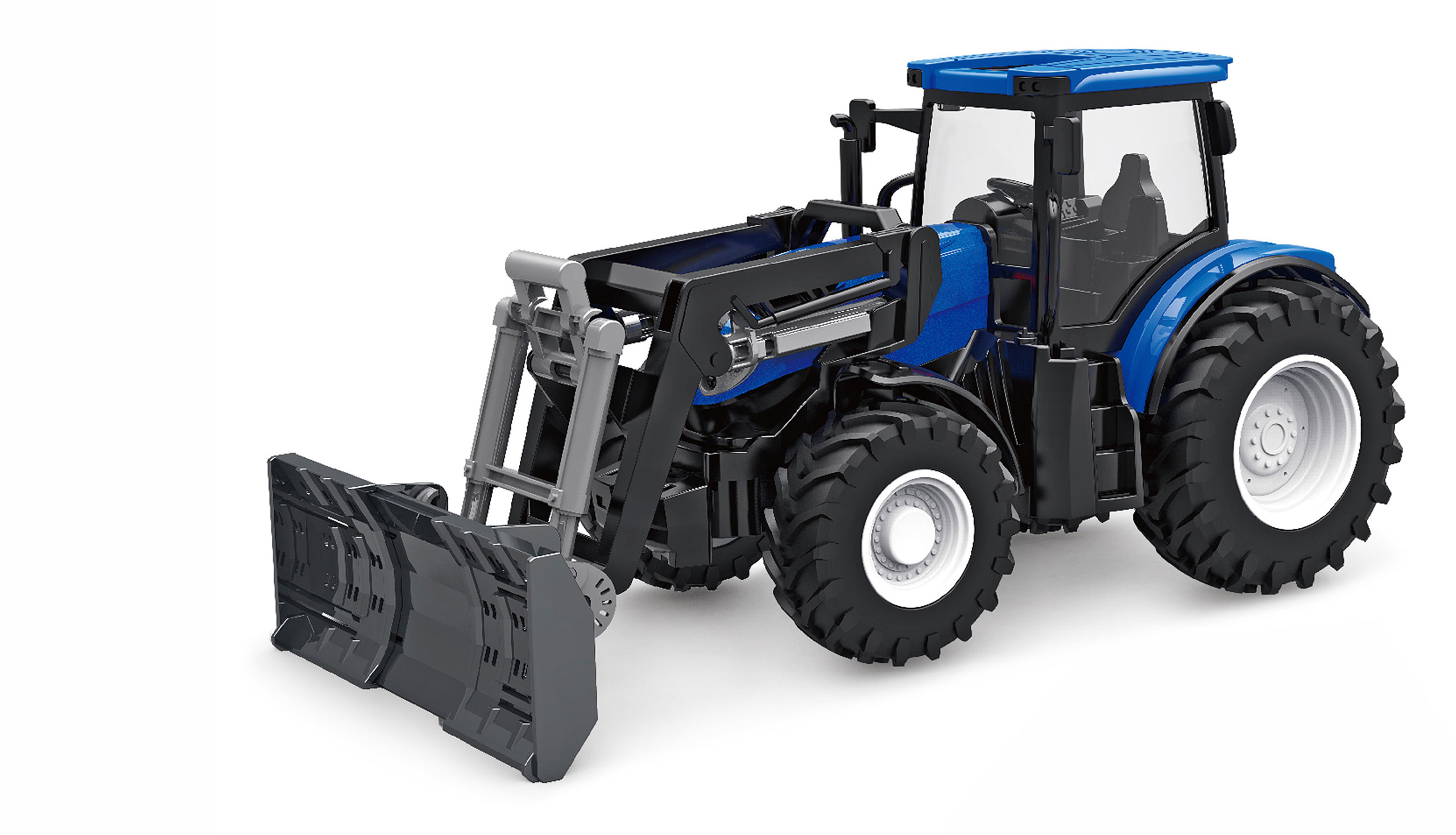 Amewi RC Traktor mit Räum-/Schiebeschild 1:24 RTR 22597