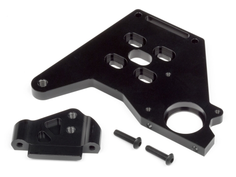HPI Motorhalter Set (6061/schwarz/Baja 5B Flux) 108723