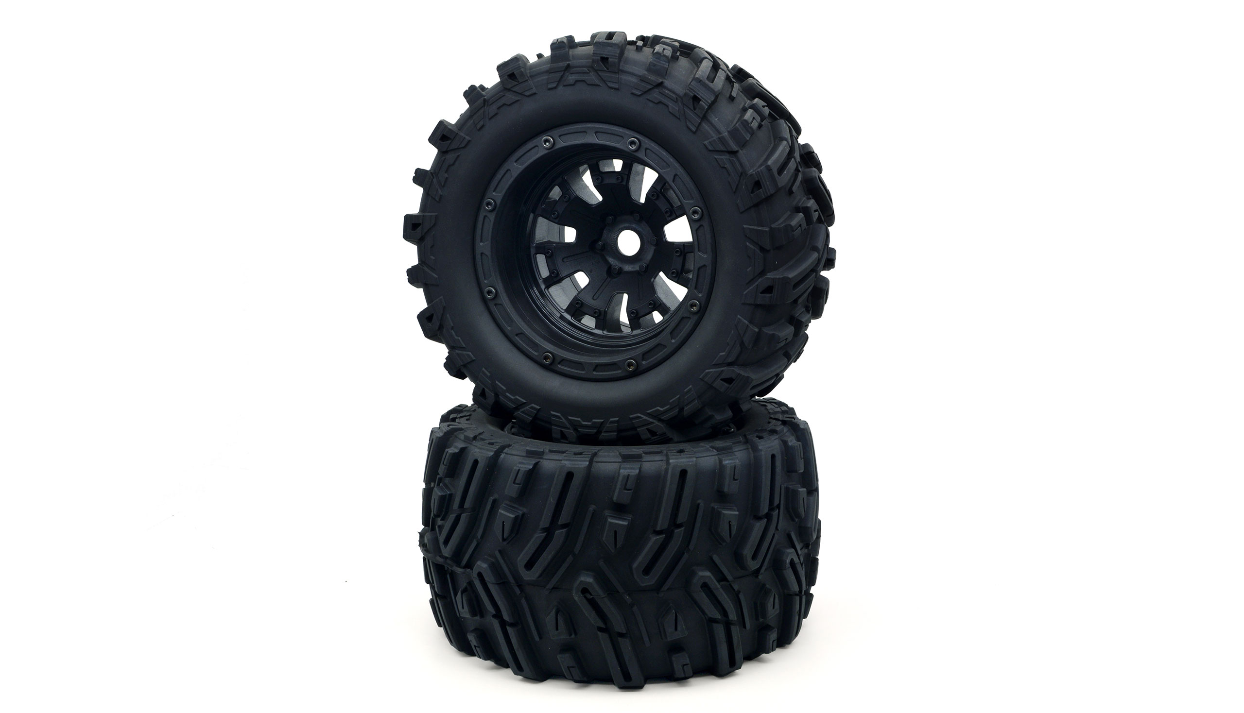 Amewi Komplettrad Set schwarz Mammoth, 2 Stück 22624052