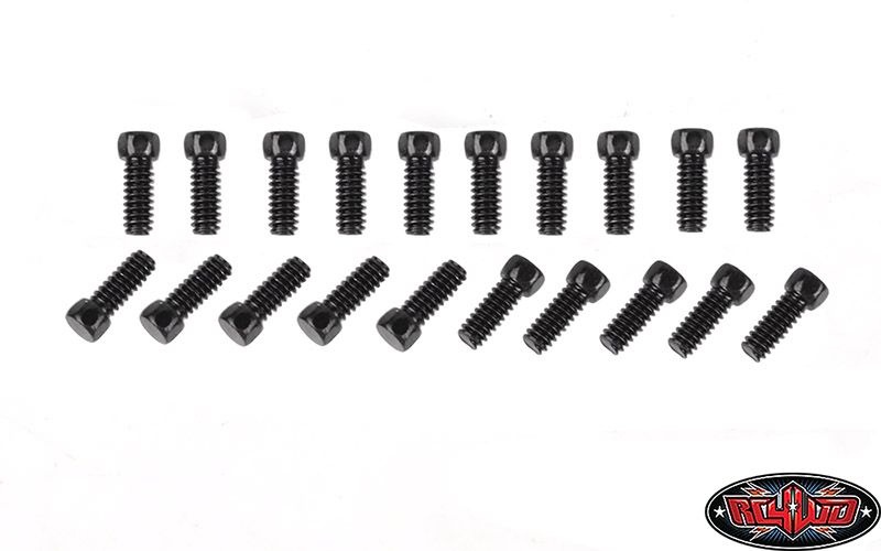 RC4WD Sechskantschrauben M1.6x4mm schwarz Z-S0050