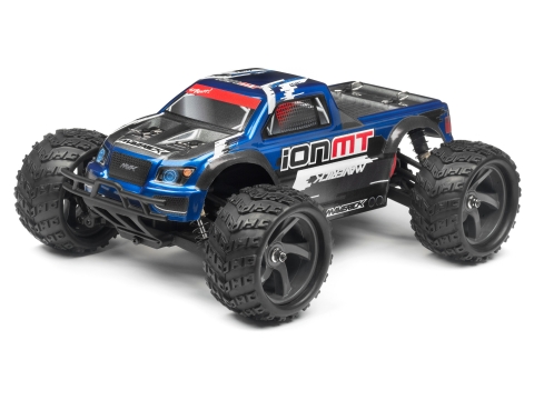 Maverick Blau lackierte Monster Truck Karosserie mit Aufklebern (iON MT) MV28068