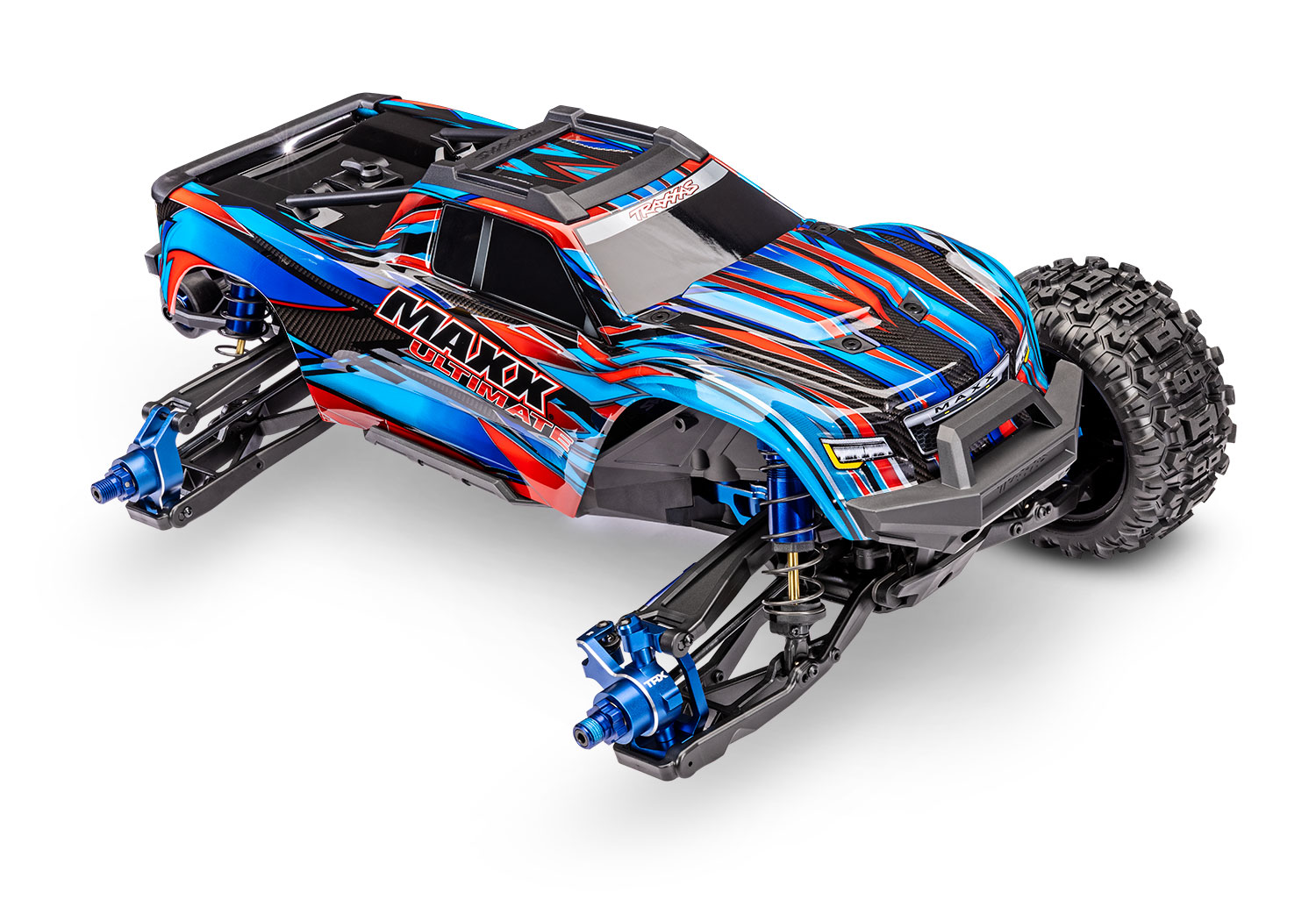 Traxxas MAXX Ultimate 4x4 blau 1/10 Monster-Truck RTR Brushless, ohne Akku/Lader 89087-4 - Abbildung 5