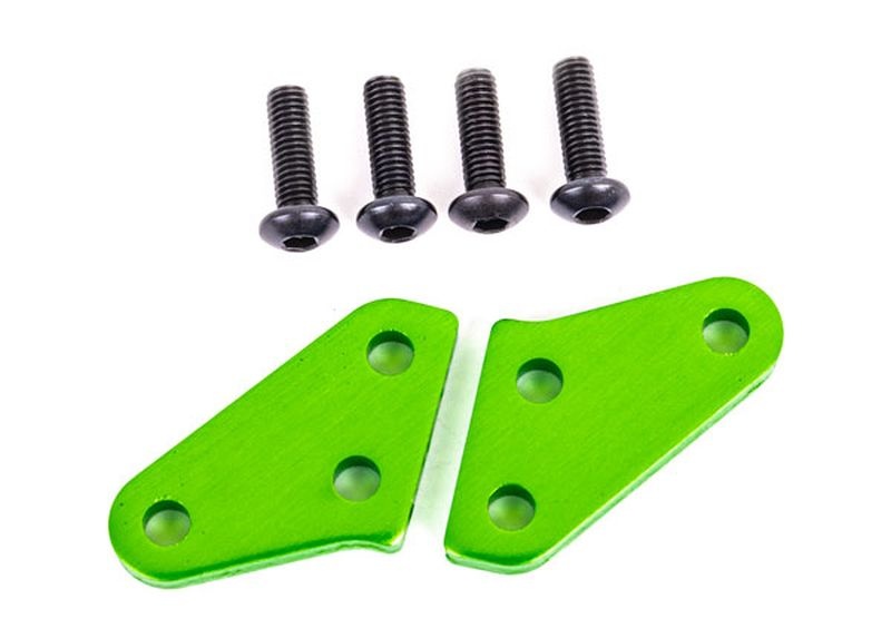 Traxxas Lenkhebel-Arm Alu grün-Eloxiert (2) für 9537 & 9637 9636G