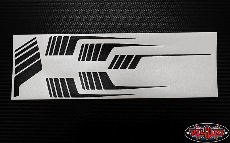 RC4WD Clean Stripes for 1987 Toyota Pickup (Black) Z-B0226
