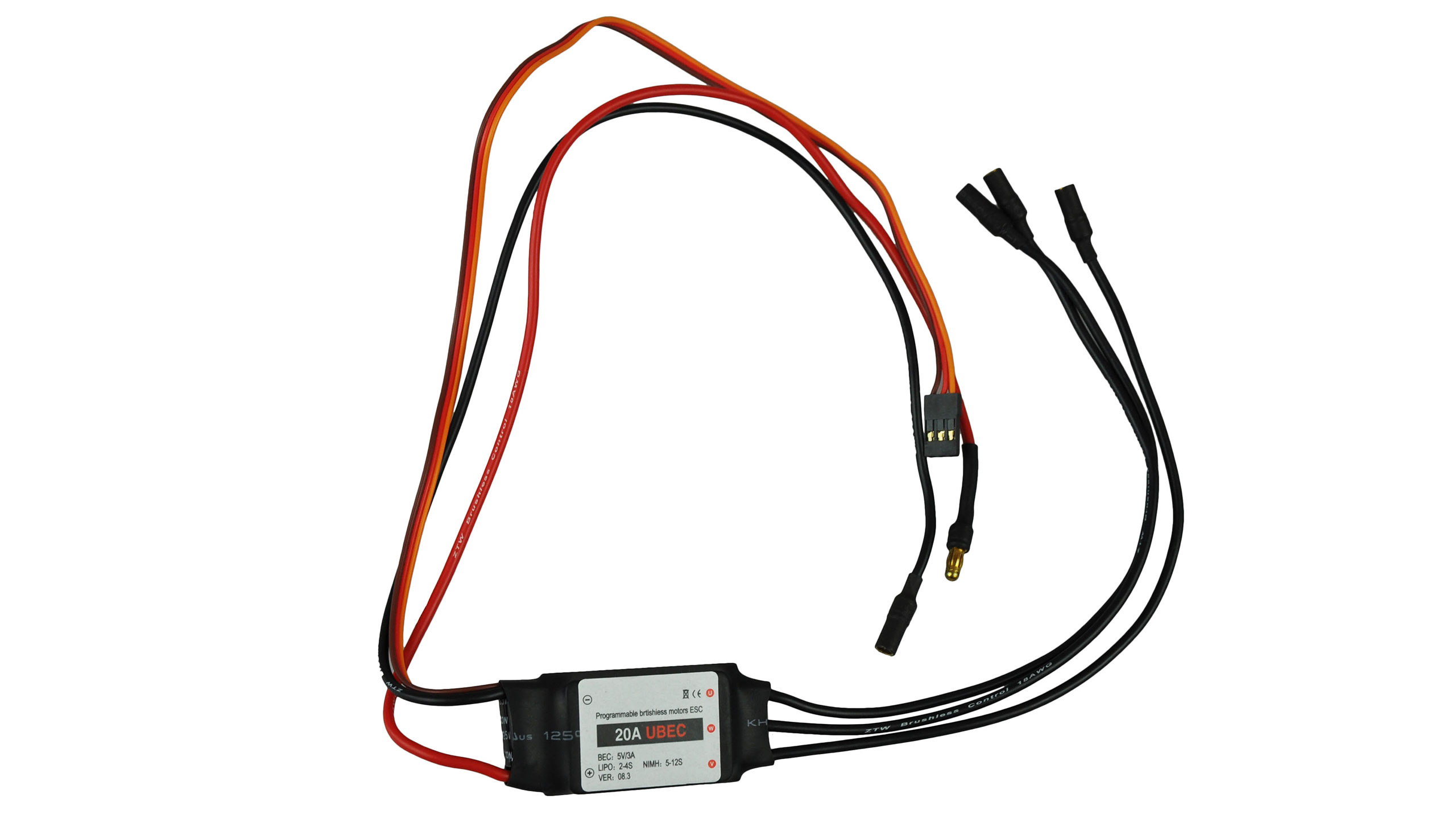 Amewi SB2005 Brushless ESC 20A B17 043-SB2005