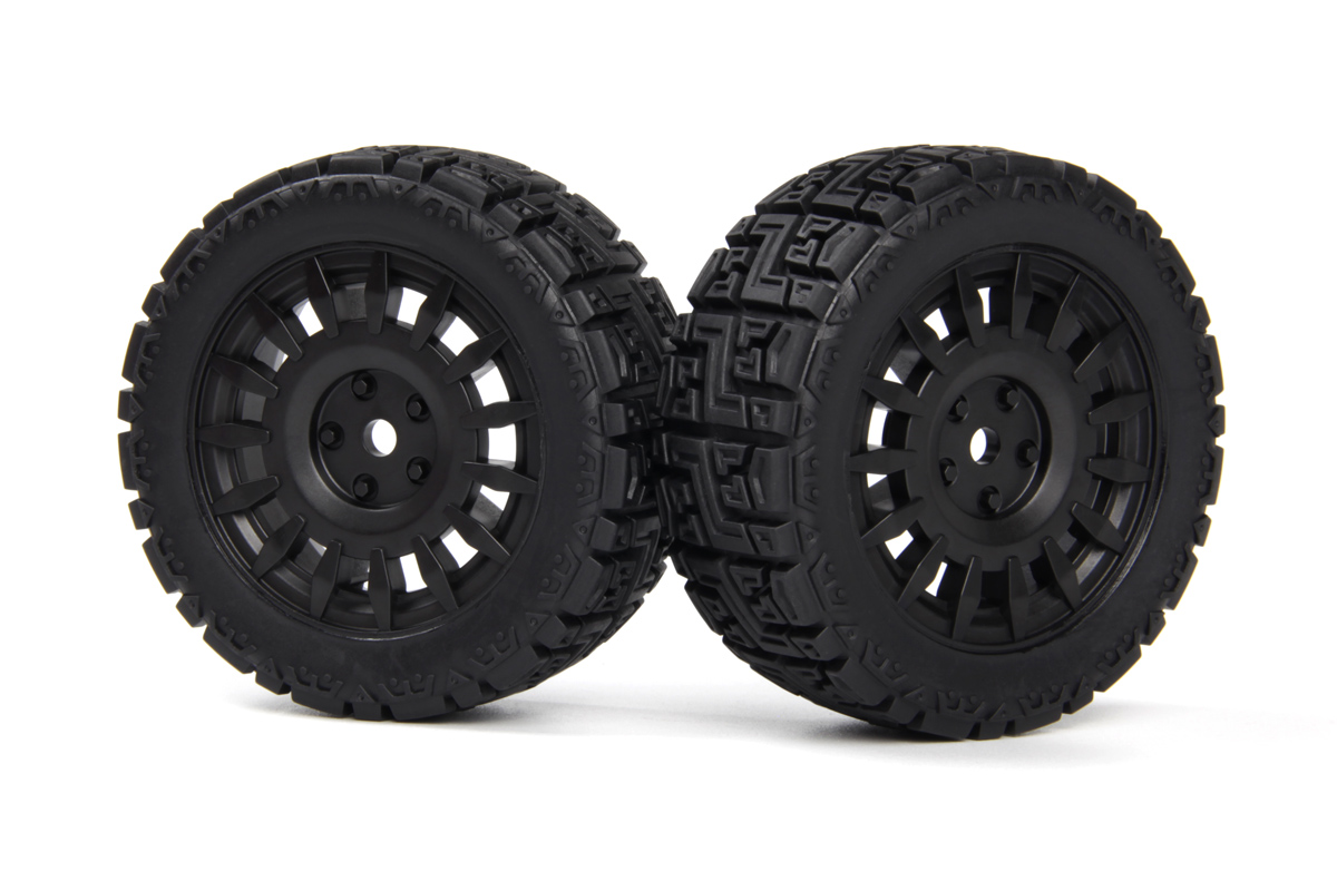 Blackzon Reifen & Felgen Set montiert (2St.) 548007