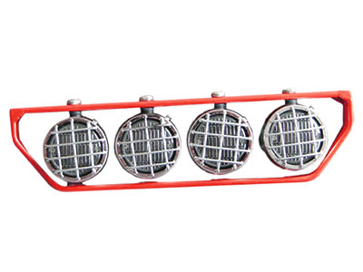 Amewi Dachscheinwerfer rot mit 4 LEDs 20523R 20523R