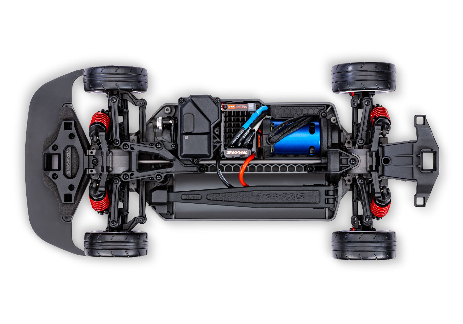 Traxxas 4-TEC Nissan 240SX blau 1/10 VX3 Brushless Tourenwagen ARTR 93424-4-BLUE - Abbildung 6