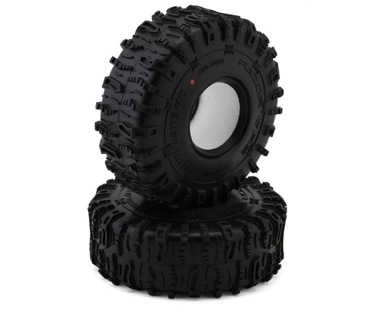 Upgrade RC Razor Wire 1.9 Extreme Performance Reifen supersoft (2) für Crawler (127x47mm, ID 48.26mm)