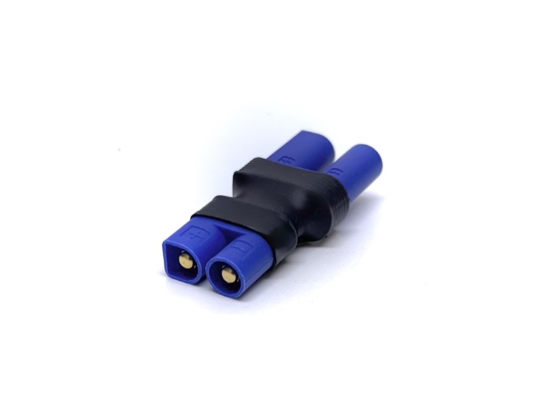 Absima Adapter EC5 (W) auf EC3 (M) Kompakt-Version 3040109 - Abbildung 2