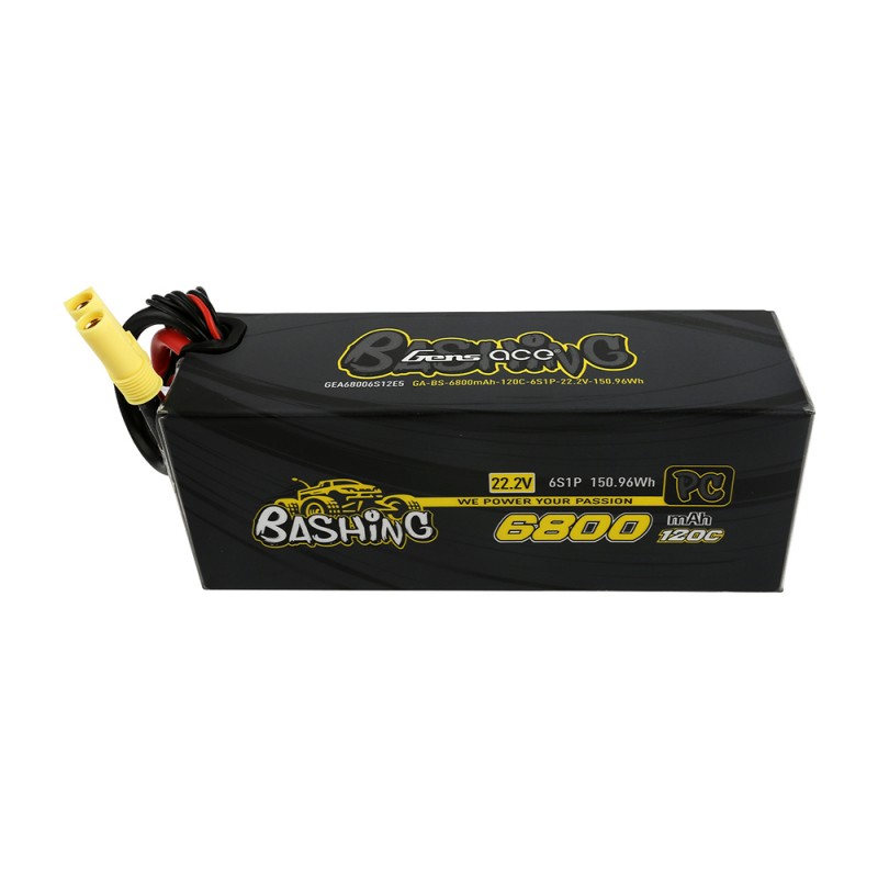 Gens ace Akku LiPo 6S 22.2V-6800-120C(EC5) 157x49x60mm 965g GE5-6800-6C5LL - Abbildung 1
