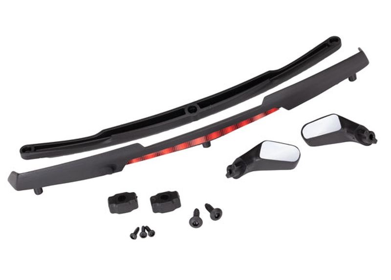 Traxxas 8388 Seiten-Spiegel schwarz l/r, Spiegel-retainers, Spoiler, Spoi
