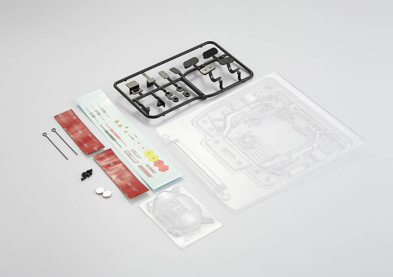 KB48196 Motor Attrappe aus Lexan Type-F unlackiert